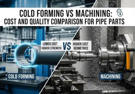 Cold Forming vs Machining: Cost and Quality Comparison for Pipe Parts